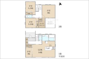 4LDK※図面と現況に相違ある場合には現況優先とします。