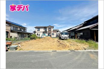 【2号棟】建築予定地です！・3LDK・階段下収納付き・2面採光のLDKは17帖・全居室6帖以上・2階全室クローゼット付き