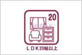 のんびりくつろぐソファや、お食事を楽しむダイニングセットを置いても圧迫感はありません。