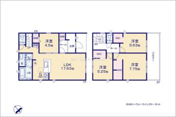 4LDK※図面と現況に相違ある場合には現況優先とします。