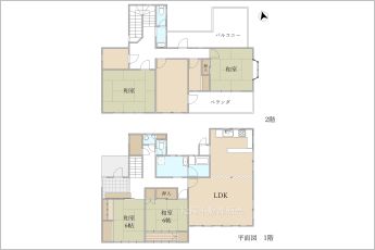 5LDK※図面と現況に相違がある場合は現況優先とします