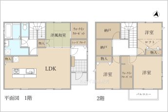 4SLDK※図面と現況に相違ある場合には現況優先とします。