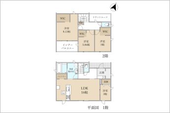 4LDK※図面と現況に相違ある場合には現況優先とします。