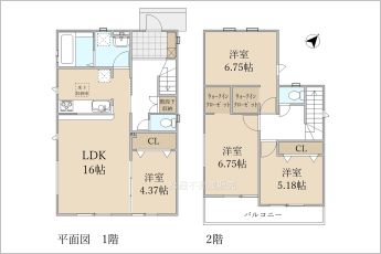 4LDK※図面と現況に相違ある場合には現況優先とします。