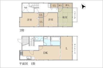 3LDK※図面と現況に相違がある場合は現況優先とします