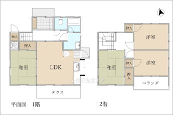 4LDK※図面と現況に相違ある場合には現況優先とします。