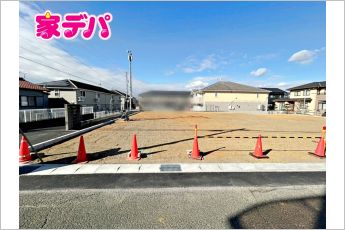 【1号棟】建築予定地です。・4LDK・LDK17帖・全居室収納完備・ファミリークローゼット・パントリー・駐車場2台可