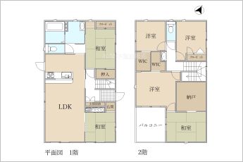 6SLDK※図面と現況に相違がある場合は現況優先とします