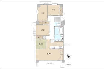 4LDK※図面と現況が異なる場合は現況優先となります