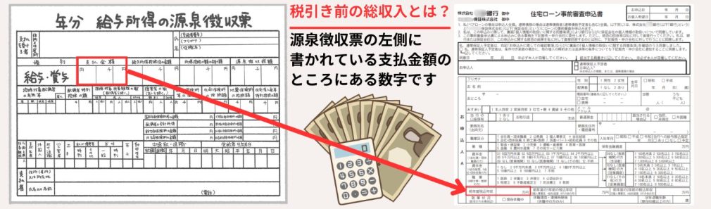 税引き前の総収入とは