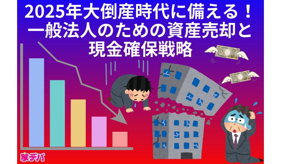 2025年大倒産時代に備える！一般法人のための資産売却と現金確保戦略