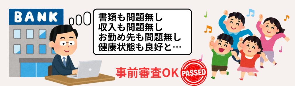 住宅ローンの事前審査の基礎